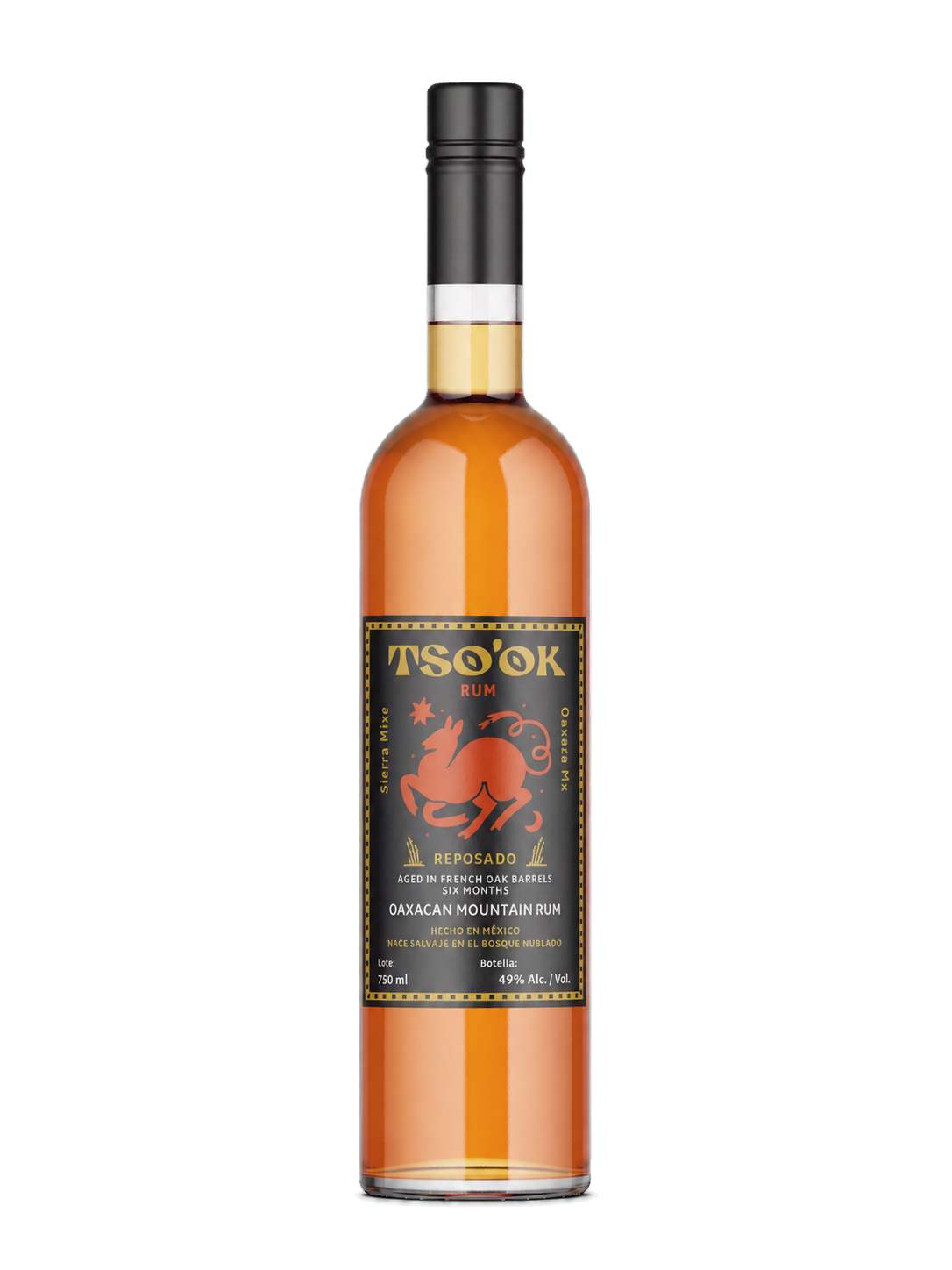 Tso’ok Reposado rum bottle